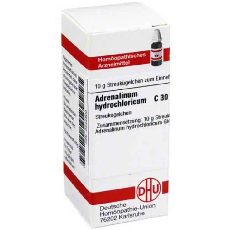 DHU Adrenalin hydrochloricum C 30 Globuli, 10 g