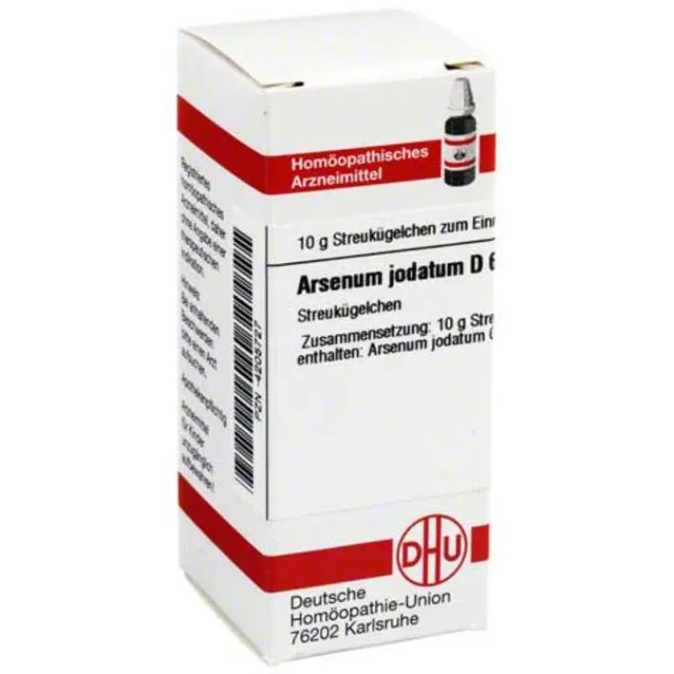 DHU Arsenum jodatum D 6 Globuli, 10 g