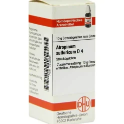DHU Atropinum sulfuricum D 4 Globuli, 10 g