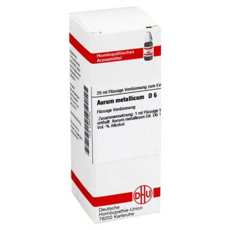 DHU Aurum metallicum D 6 Dilution, 20 ml