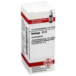 DHU Badiaga D 12 Globuli, 10 g