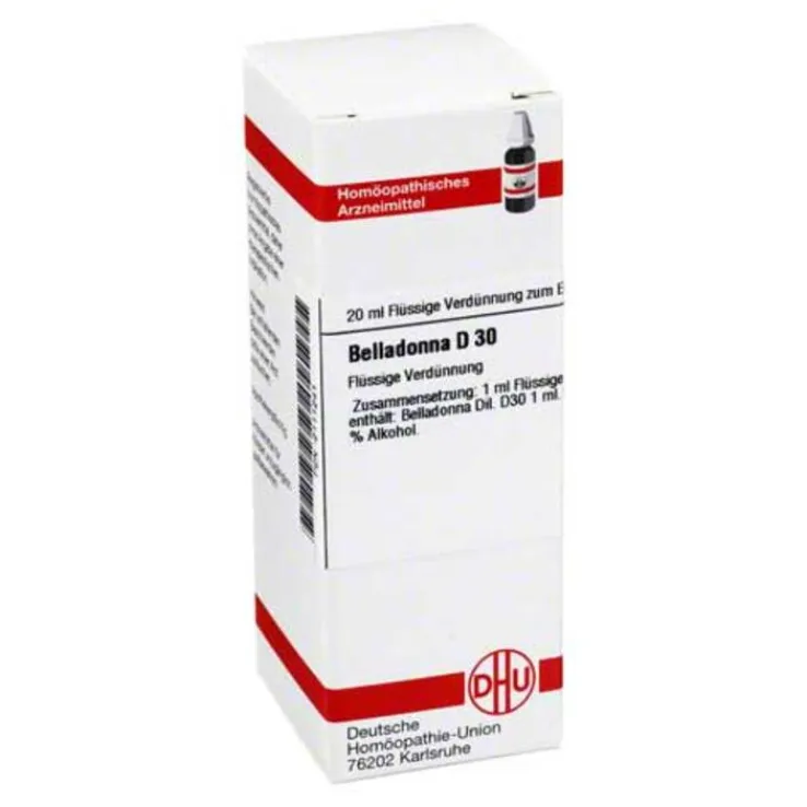 DHU Belladonna D 30 Dilution, 20 ml