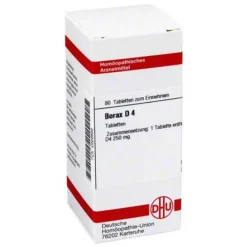 DHU Borax D 4 Tabletten, 80 St