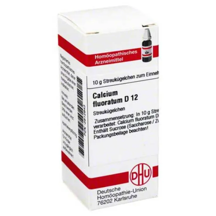 DHU Calcium fluoratum D 12 Globuli, 10 g