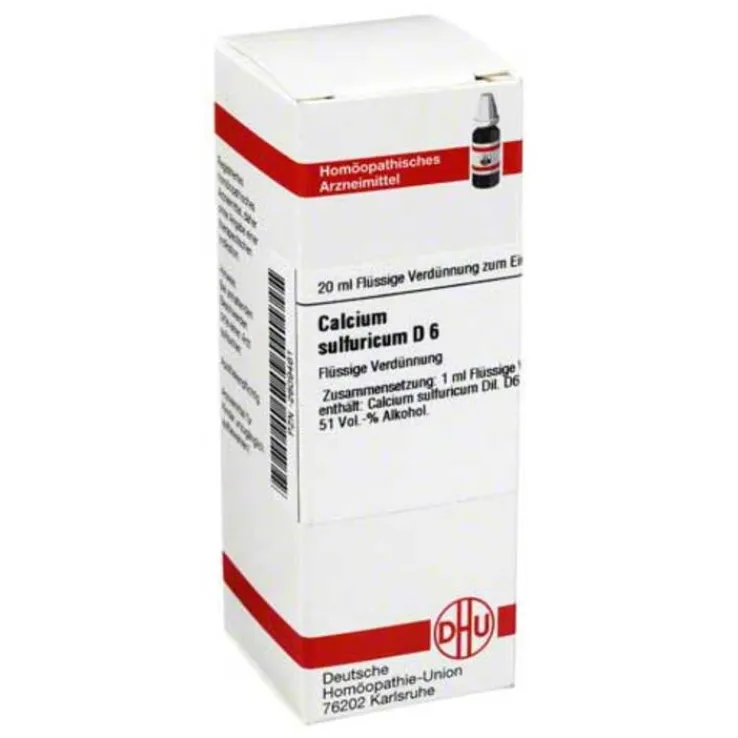 DHU Calcium sulfuricum D 6 Dilution, 20 ml