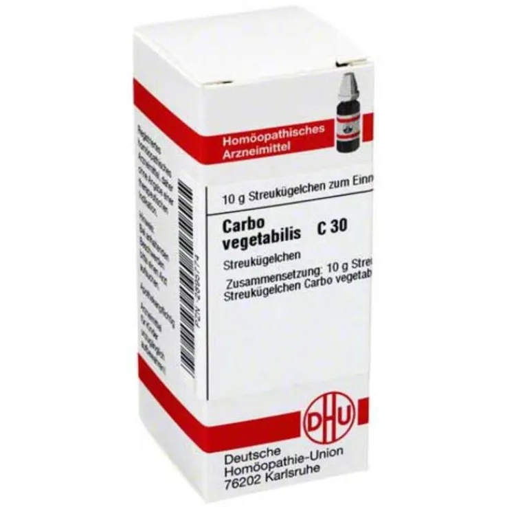 DHU Carbo vegetabilis C 30 Globuli, 10 g