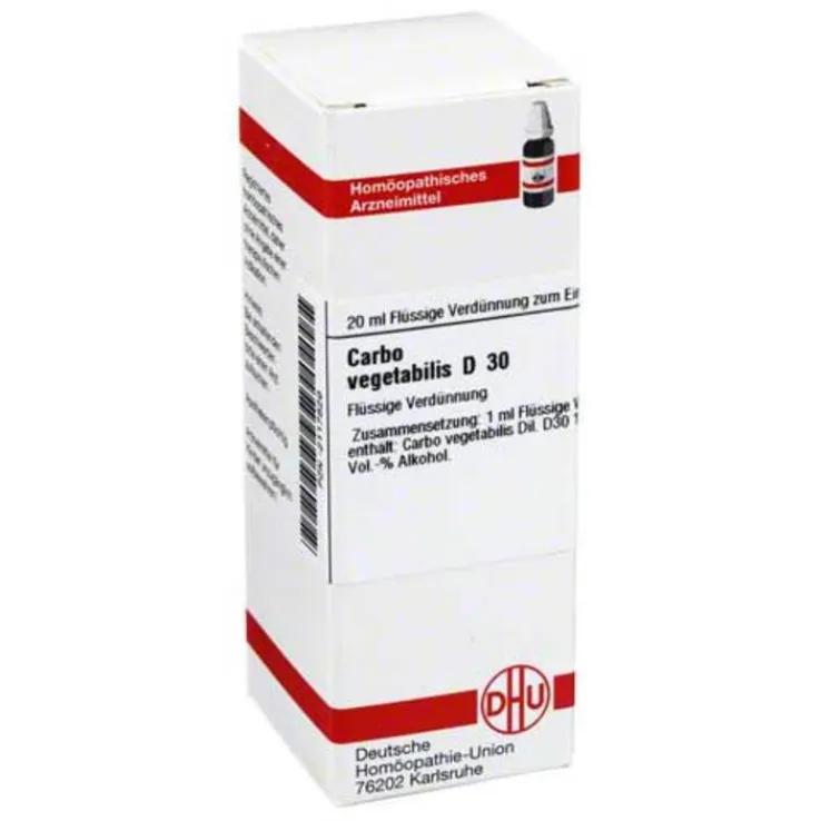 DHU Carbo vegetabilis D 30 Dilution, 20 ml