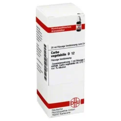 DHU Carbo vegetabilis D 12 Dilution, 20 ml