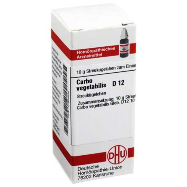 DHU Carbo vegetabilis D 12 Globuli, 10 g
