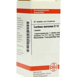 DHU Carduus marianus D 12 Tabletten, 80 St