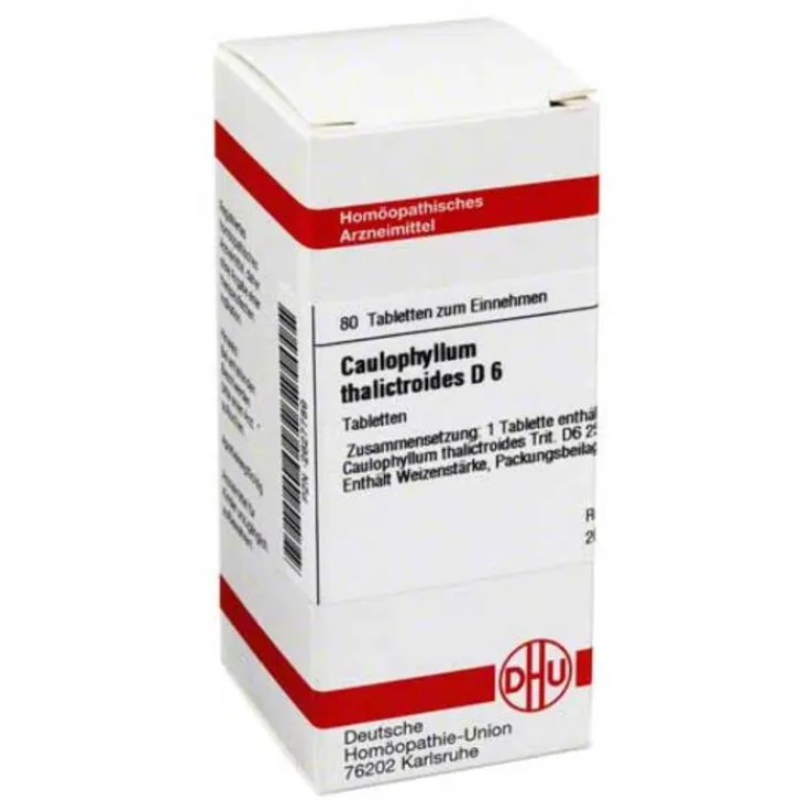 DHU Caulophyllum thalictroides D 6 Tabletten, 80 St