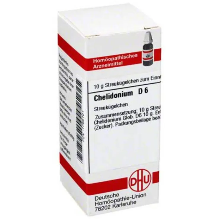 DHU Chelidonium D 6 Globuli, 10 g