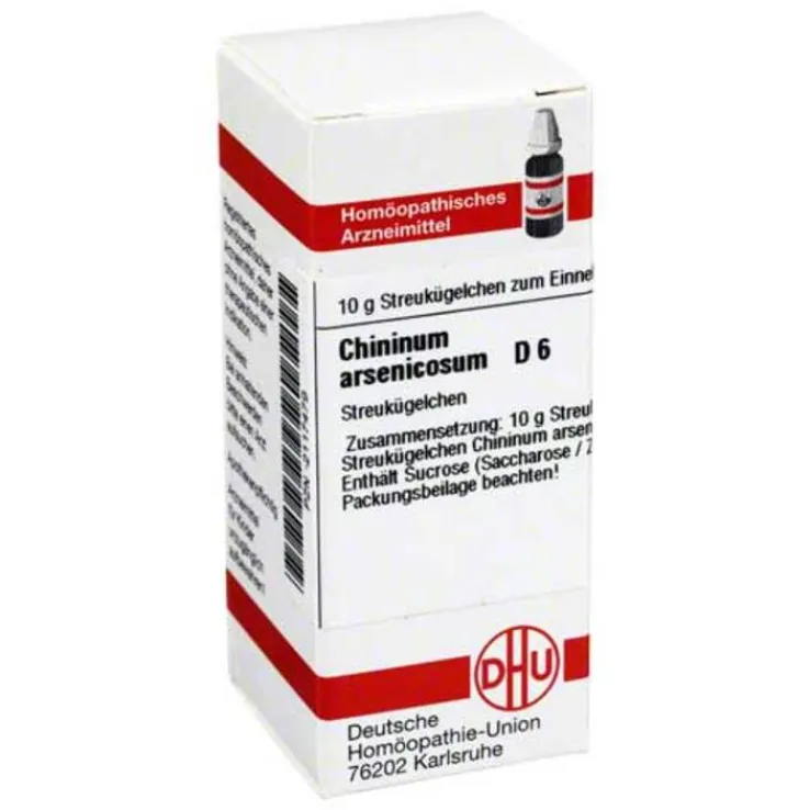 DHU Chininum arsenicosum D 6 Globuli, 10 g