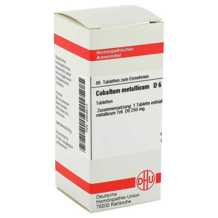 DHU Cobaltum metallicum D 6 Tabletten, 80 St