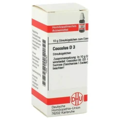 DHU Cocculus D 3 Globuli, 10 g