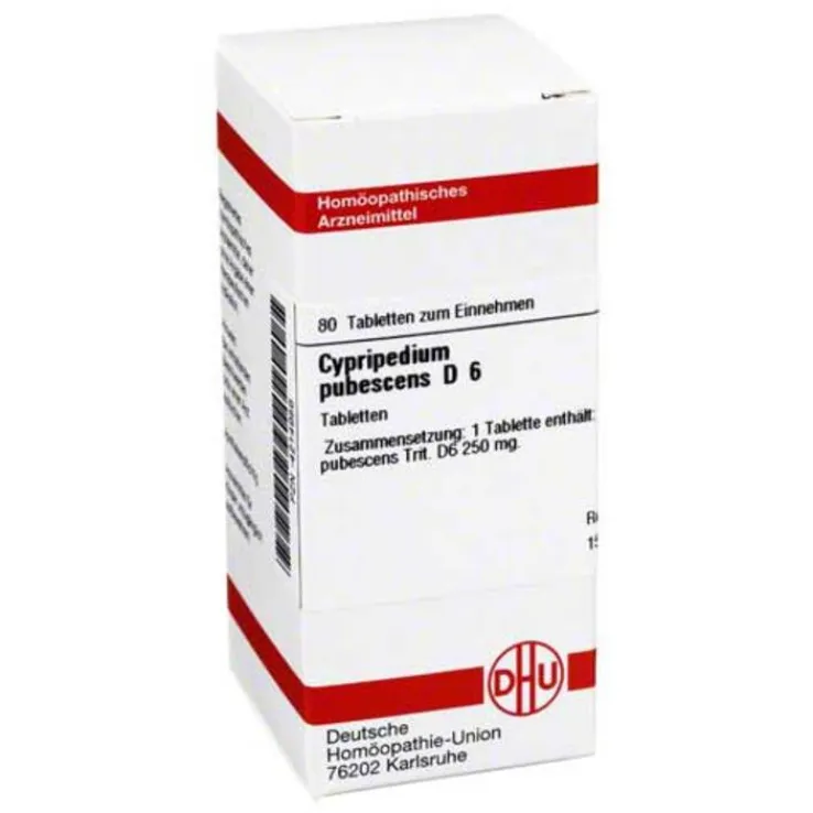 DHU Cypripedium pubescens D 6 Tabletten, 80 St