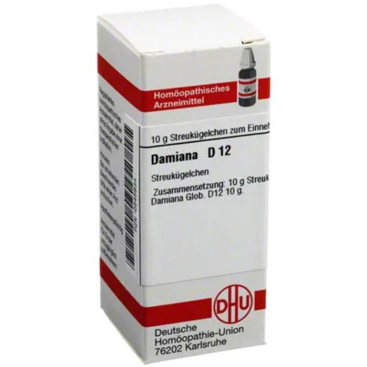 DHU Damiana D 12 Globuli, 10 g