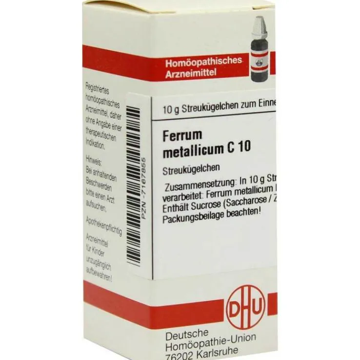 DHU Ferrum metallicum C 10 Globuli, 10 g