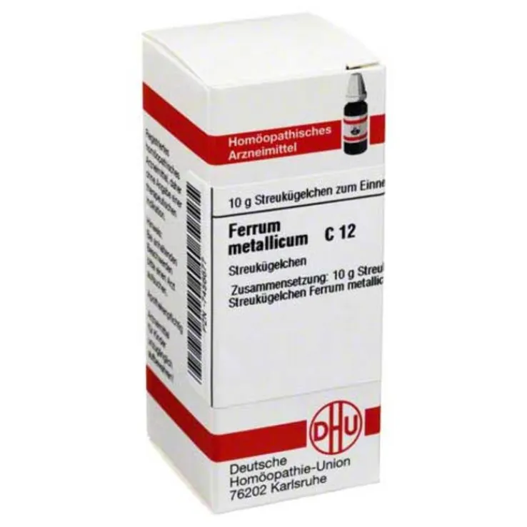 DHU Ferrum metallicum C 12 Globuli, 10 g
