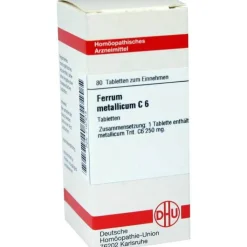 DHU Ferrum metallicum C 6 Tabletten, 80 St