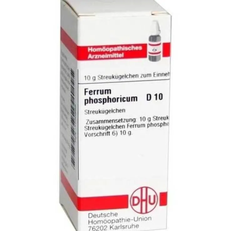 DHU Ferrum phosphoricum C 10 Globuli, 10 g