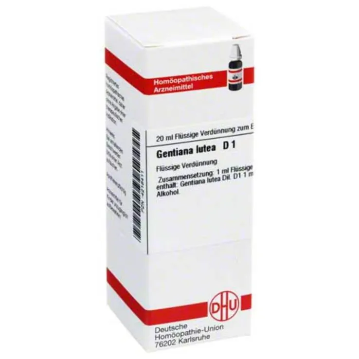 DHU Gentiana lutea D 1 Dilution, 20 ml