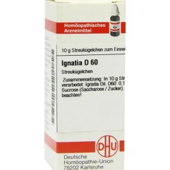 DHU Ignatia D 60 Globuli, 10 g