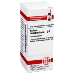 DHU Kalium bicarbonicum D 6 Globuli, 10 g