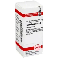 DHU Lac defloratum D 6 Globuli, 10 g