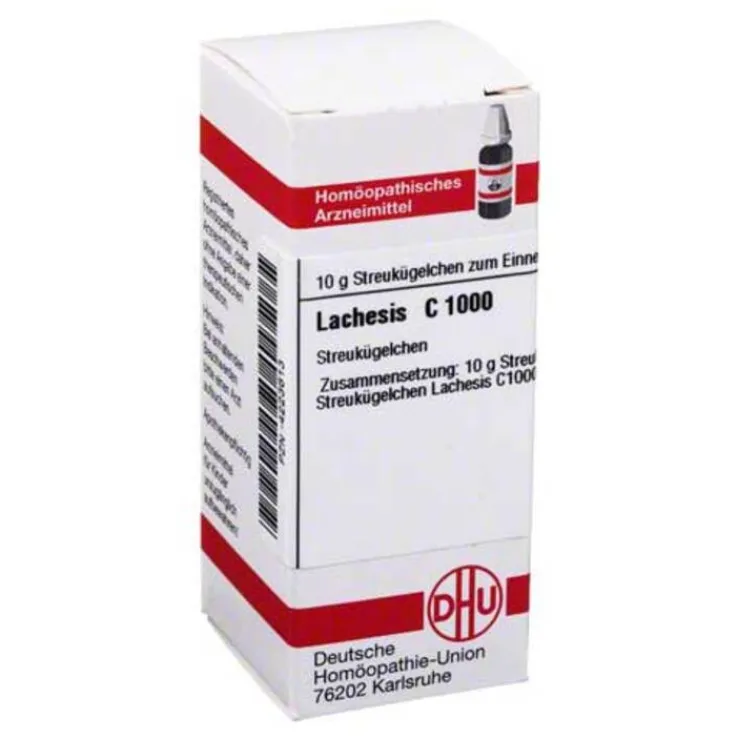 DHU Lachesis C 1000 Globuli, 10 g