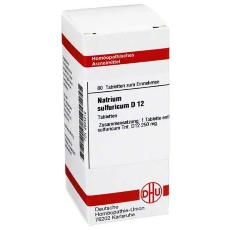 DHU Natrium sulfuricum D 12 Tabletten, 80 St