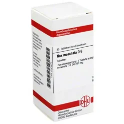 DHU Nux moschata D 6 Tabletten, 80 St
