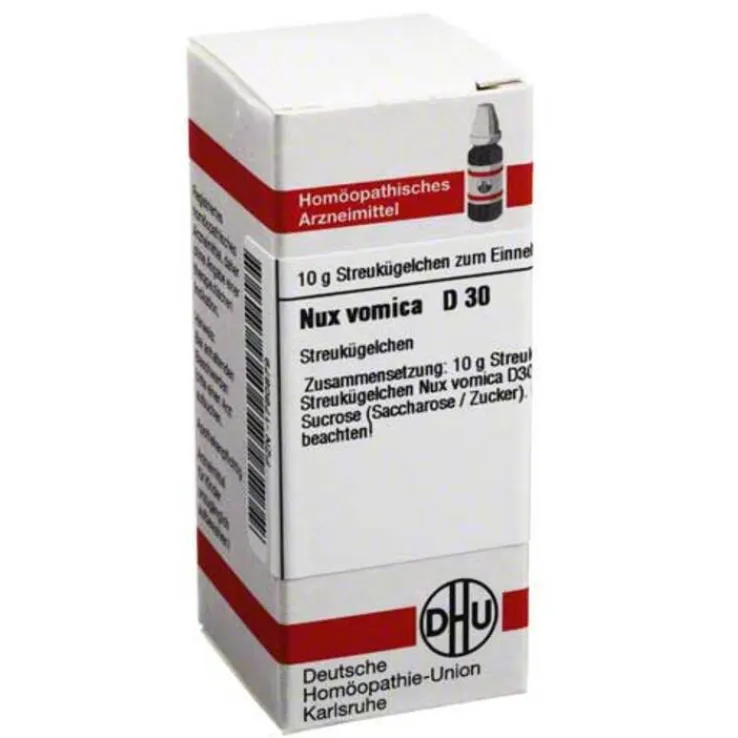 DHU Nux vomica D 30 Globuli, 10 g