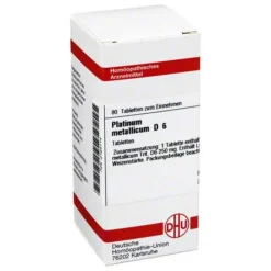 DHU Platinum metallicum D 6 Tabletten, 80 St