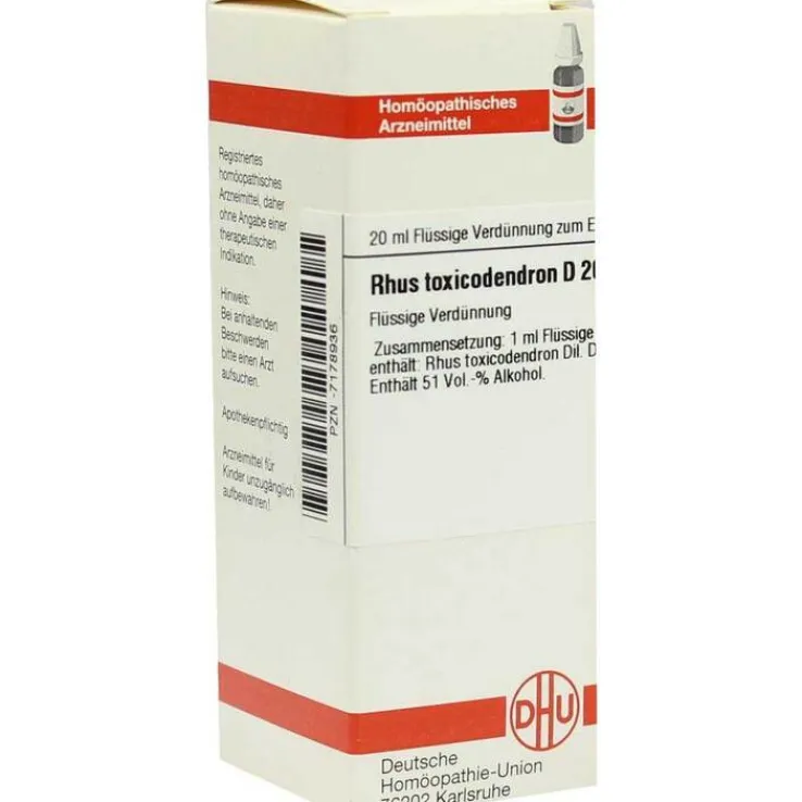 DHU Rhus toxicodendron D 200 Dilution, 20 ml