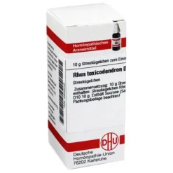 DHU Rhus toxicodendron D 10 Globuli, 10 g