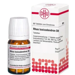 DHU Rhus toxicodendron D 6 Tabletten, 80 St
