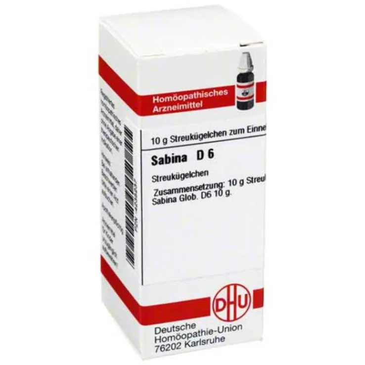 DHU Sabina D 6 Globuli, 10 g