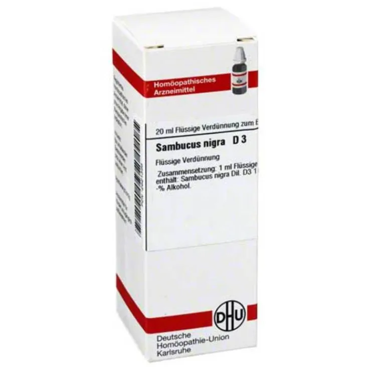 DHU Sambucus nigra D 3 Dilution, 20 ml