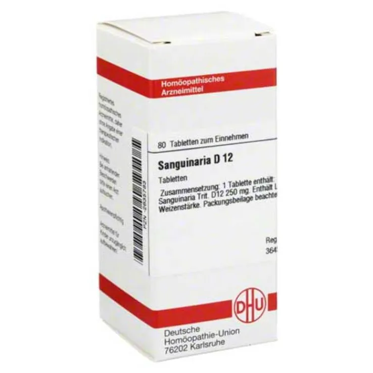 DHU Sanguinaria D 12 Tabletten, 80 St