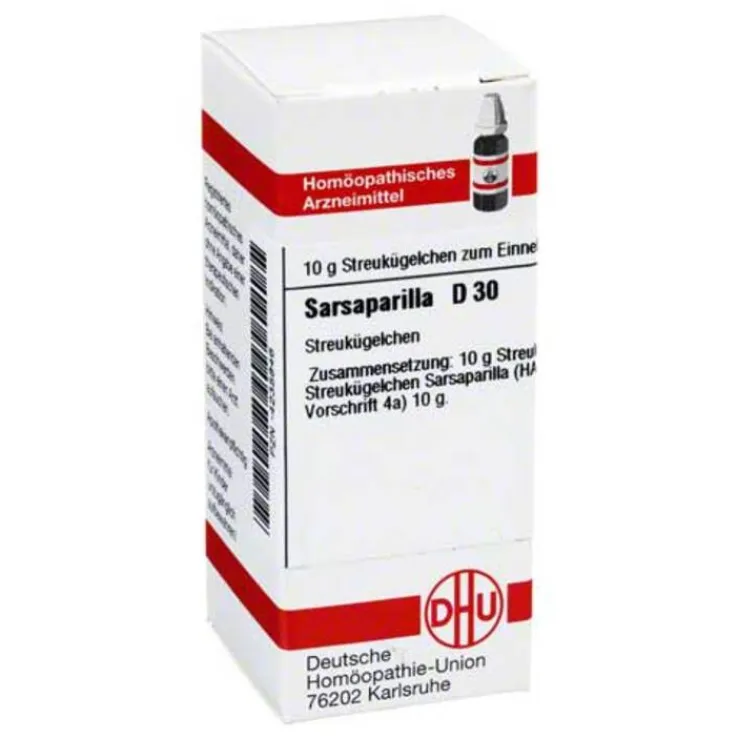 DHU Sarsaparilla D 30 Globuli, 10 g