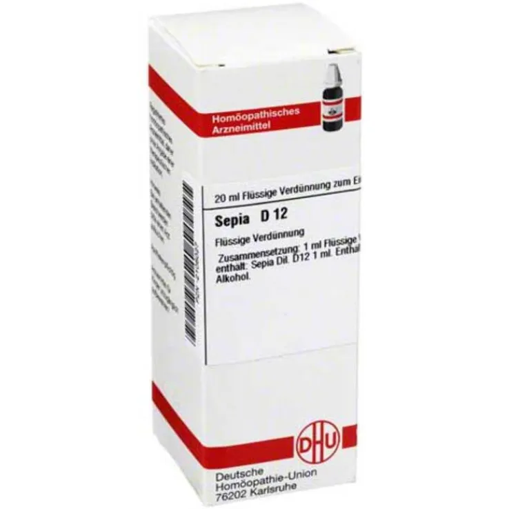 DHU Sepia D 12 Dilution, 20 ml