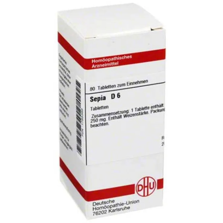 DHU Sepia D 6 Tabletten, 80 St