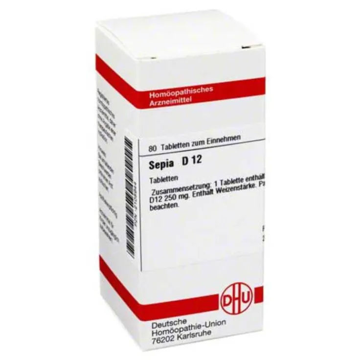 DHU Sepia D 12 Tabletten, 80 St