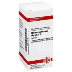 DHU Stibium sulfuratum nigrum D 4 Tabletten, 80 St