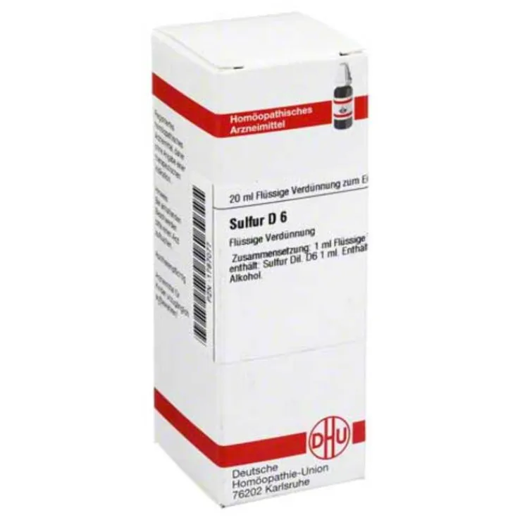 DHU Sulfur D 6 Dilution, 20 ml