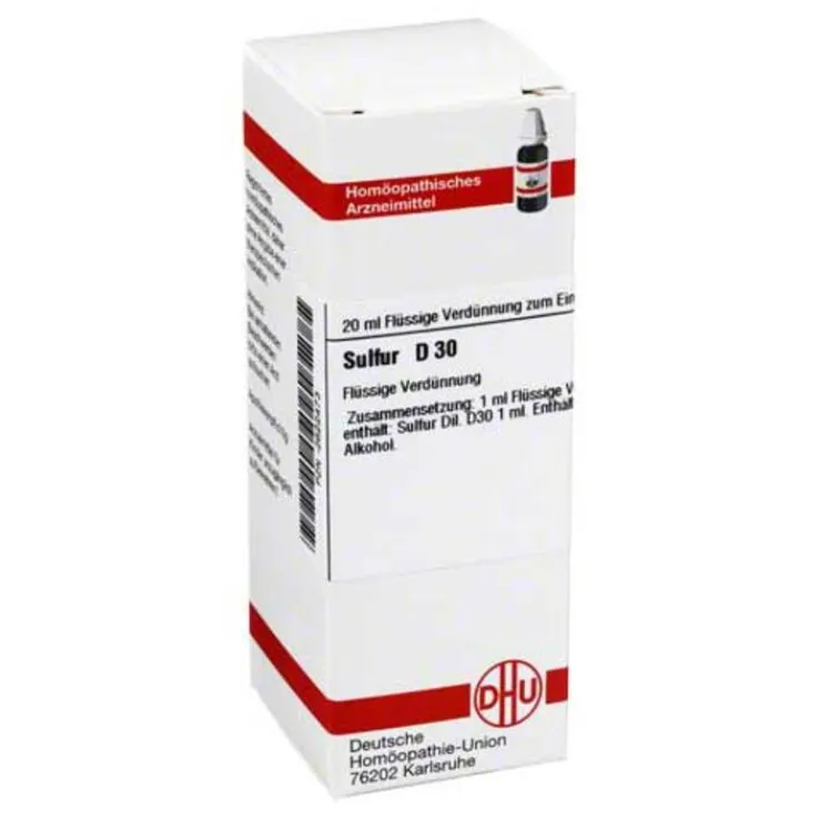 DHU Sulfur D 30 Dilution, 20 ml