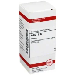 DHU Sulfur D 12 Tabletten, 80 St