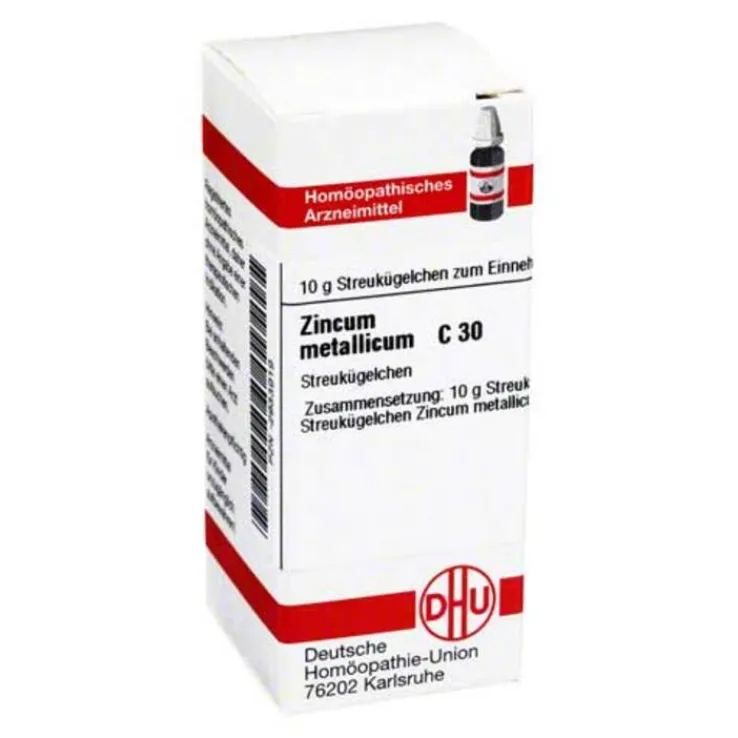 DHU Zincum metallicum C 30 Globuli, 10 g