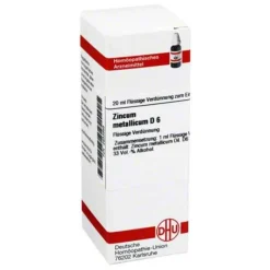 DHU Zincum metallicum D 6 Dilution, 20 ml
